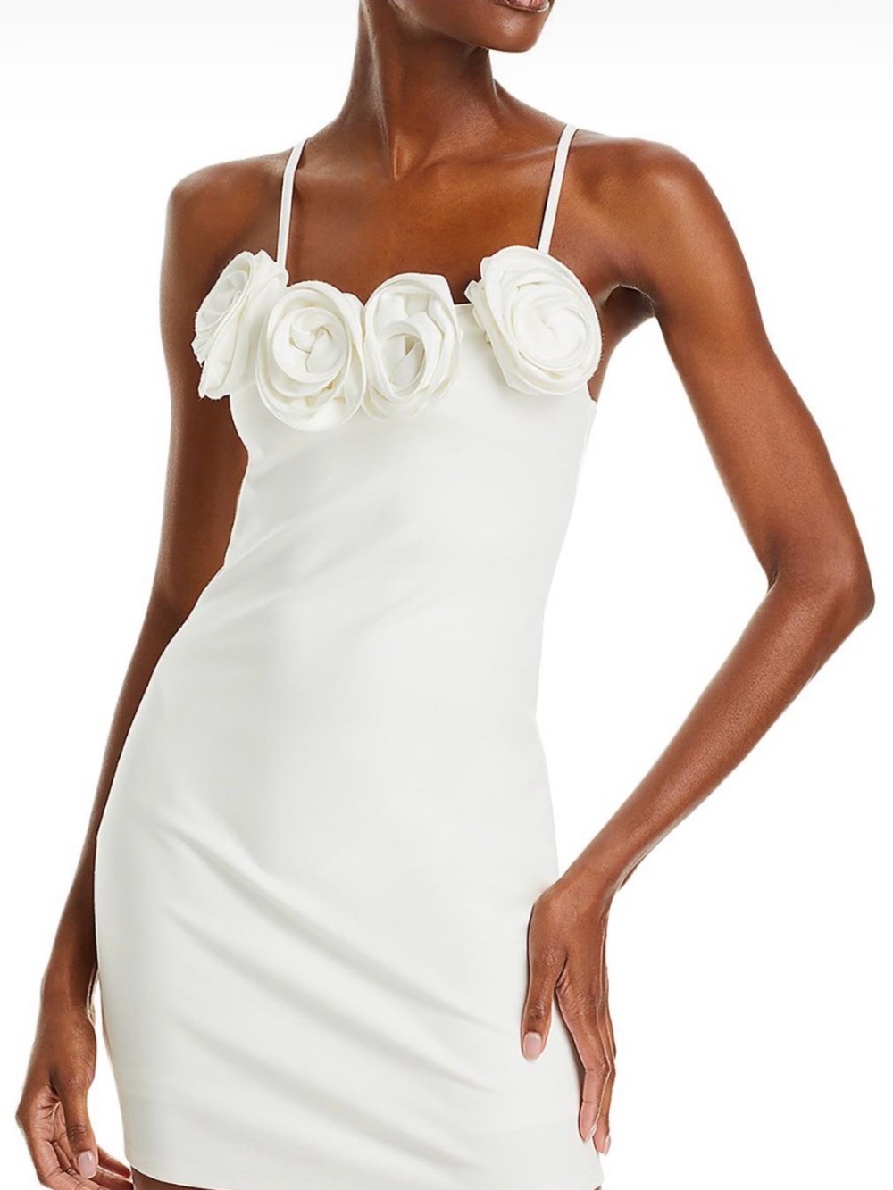 Line & Dot White Dress